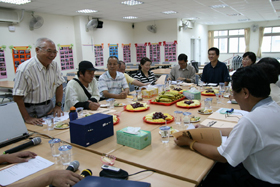 莊武男老師談寺廟整修工法與維護方式（攝影/梁建新）